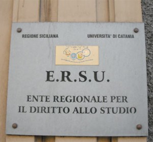 Ersu Catania per borse di studio ai fuorisede