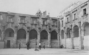Convento di San Domenico, cortile interno, anni '70